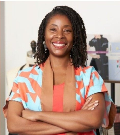 Tara Davis, fashion designer and founder of Flow by Tara Davis, featured in Black Entrepreneur Magazine